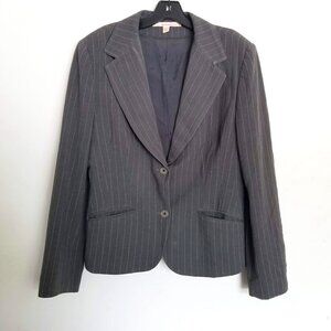 Margaret M Pinstripe Blazer Suit Jacket Size 12